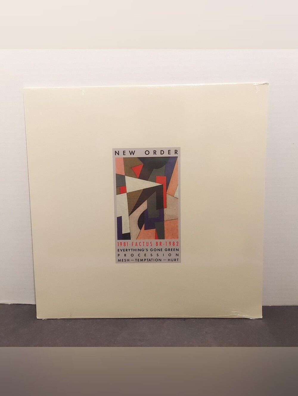 New Order vinyl lp factus everythings gone green procession mesh temptation hurt